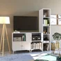 Lot de 2 pieds de meubles métal STANDERS Leo noir mat