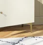 Lot de 2 pieds de meubles métal STANDERS Leo laiton brossé