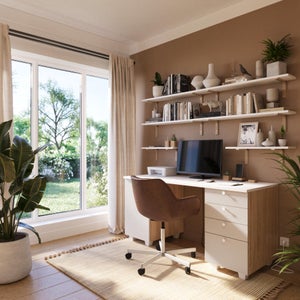 Lot de 2 pieds STANDERS pour meuble Evo'm Tim blanc