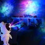 Veilleuse projecteur LED AstroLite blanche, filaire USB, câble 100cm, XANLITE