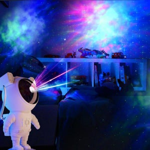 Veilleuse projecteur LED AstroLite blanche, filaire USB, câble 100cm, XANLITE