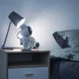 Veilleuse projecteur LED AstroLite blanche, filaire USB, câble 100cm, XANLITE