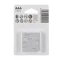 Lot de 8 piles alcaline lr03 aaa, 1.5 V, LEXMAN