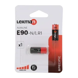 Pile alcaline rechargeable  lr1 e90, LEXMAN