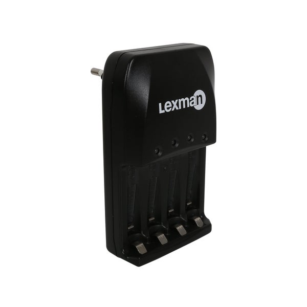 Chargeur de piles LEXMAN, 1 ou 4 piles aa / aaa