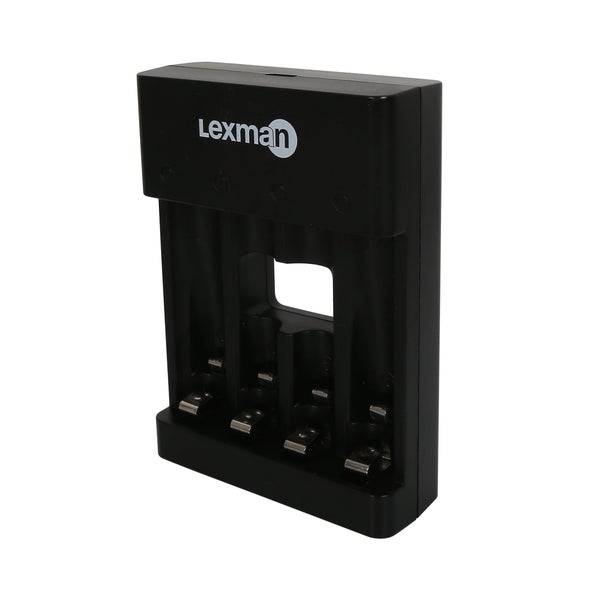 Chargeur rapide usb, LEXMAN, 1 ou 4 piles aa / aaa