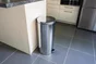 Poubelle de cuisine 30L à pédale SELEKTA inox chromé