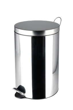 Poubelle de cuisine 20L à pédale SELEKTA inox chromé