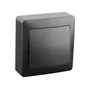 Interrupteur va-et-vient saillie complet, LEXMAN Trail, anthracite