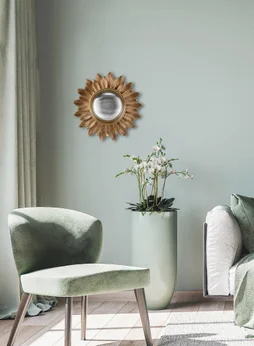 Miroir rond, LILA Convexe, diam. 30 cm, doré