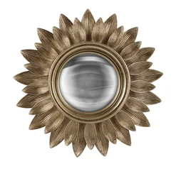 Miroir rond, LILA Convexe, diam. 20,8 cm, doré