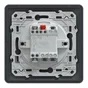Lot de 5 interrupteurs va-et-vient complet Ovalis SCHNEIDER ELECTRIC, anthracite