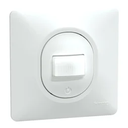 Détecteur de mouvement complet Ovalis, SCHNEIDER ELECTRIC, blanc