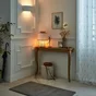 Voilage arda blanc doré 140 x 260 cm