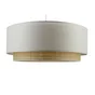 Suspension Rafty, polyester, beige, Diam.58 cm, E27
