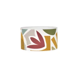 Abat-jour Cylindre H.18 cm, diam.30 cm coton, matisse COREP