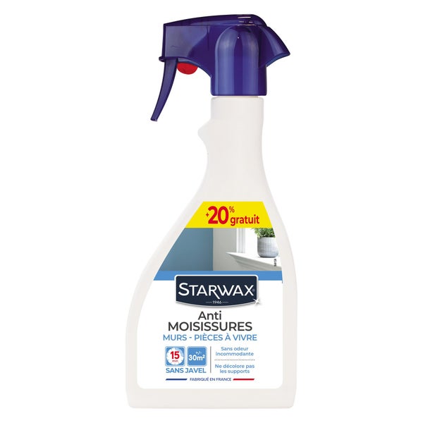 Nettoyant anti moisissuresss murs Starwax 0L5+20%