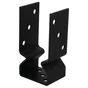 Sabot de charpente universel acier zingue noir Magnodur 71x150x60, SUKI
