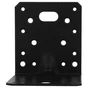 Connecteur angle acier zingue noire Magnodur 105x105x90, SUKI