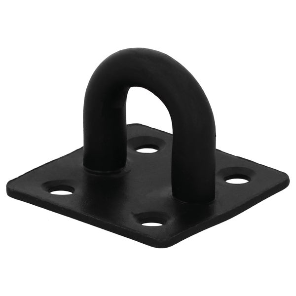 Oeil sur platine acier zingue noir Magnodur 38x38x30, SUKI