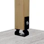 Sabot de charpente universel acier zingue noir Magnodur 91x150x60, SUKI