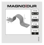 Crampon à visser acier zingue Magnodur 114x25, SUKI
