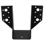 Sabot de charpente universel acier zingue noir Magnodur 60x100x70x35, SUKI