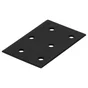Patte d'assemblage en T acier zingue noire Magnodur 40x60, SUKI