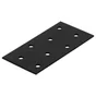 Patte d'assemblage en T acier zingue noire Magnodur 40x80, SUKI