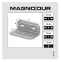 Equerre acier zingue ajustable Magnodur 70x45x26, SUKI