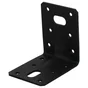 Equerre acier zingue noire Magnodur 70x70x55, SUKI