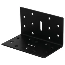 Equerre acier zingue noire Magnodur 60x60x100, SUKI