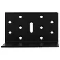 Equerre acier zingue noire Magnodur 60x60x100, SUKI