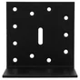 Equerre acier zingue noire Magnodur 80x80x80, SUKI