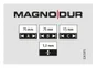 Equerre acier zingué noire Magnodur 75x75x15, SUKI