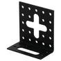 Equerre acier zingué ajustable noire Magnodur 30x60x60, SUKI