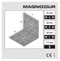 Equerre acier zingué Magnodur 60x60x60, SUKI