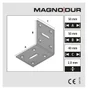 Equerre acier zingue Magnodur 50x50x40, SUKI