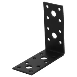 Equerre acier zingue noire Magnodur 90x90x40, SUKI