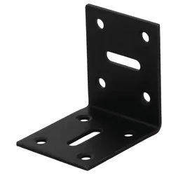Equerre acier zingue noire Magnodur 50x50x40, SUKI