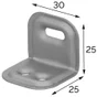 Equerre acier zingué ajustable Magnodur 25x25x30, SUKI