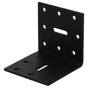 Equerre acier zingue noire Magnodur 60x60x60, SUKI