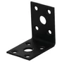 Equerre acier zingué noire Magnodur 50x50x35, SUKI