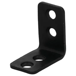 Equerre acier zingue noire Magnodur 25x25x15, SUKI