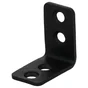 Equerre acier zingue noire Magnodur 25x25x15, SUKI