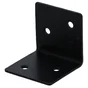 Equerre acier zingue noire Magnodur 40x40x40, SUKI