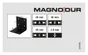 Equerre acier zingue noire Magnodur 40x40x40, SUKI