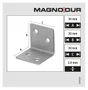 Equerre acier zingué Magnodur 30x30x30, SUKI