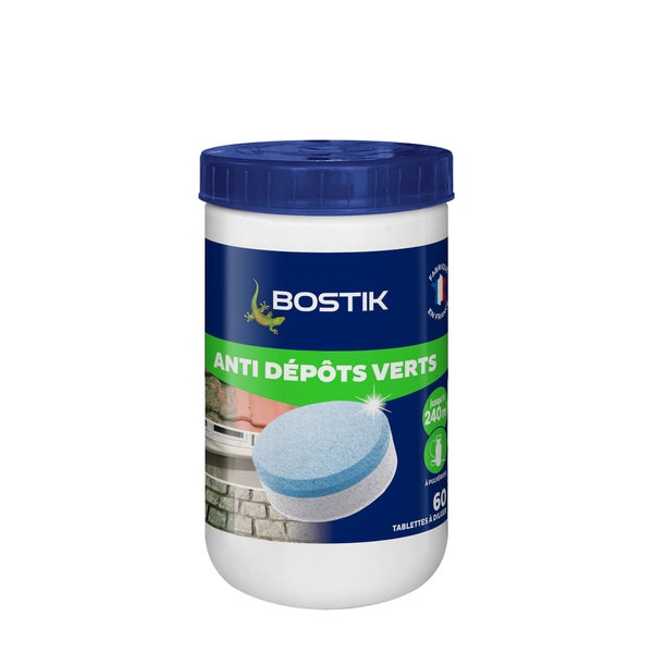 Traitement anti-depots verts Water stop en tablette a diluer (60) Bostik