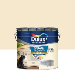 Peinture facade Ecran + multi-supports DULUX VALENTINE, meuliere, 10 l